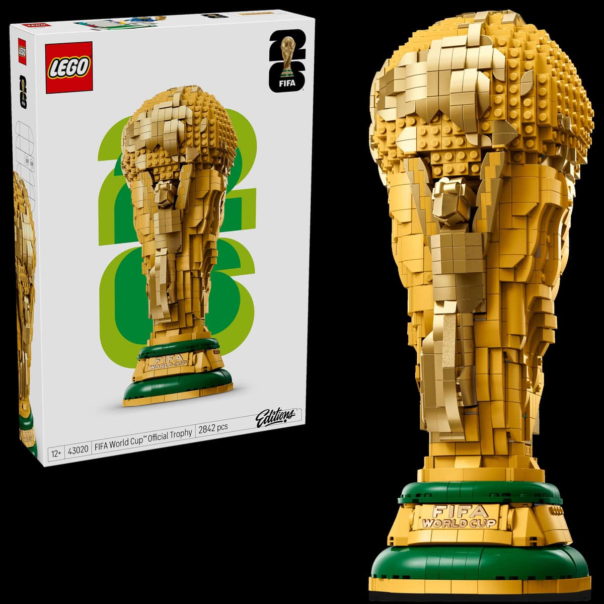 FIFAワールドカップ」公式トロフィーがレゴセットに 全2842個のレゴ