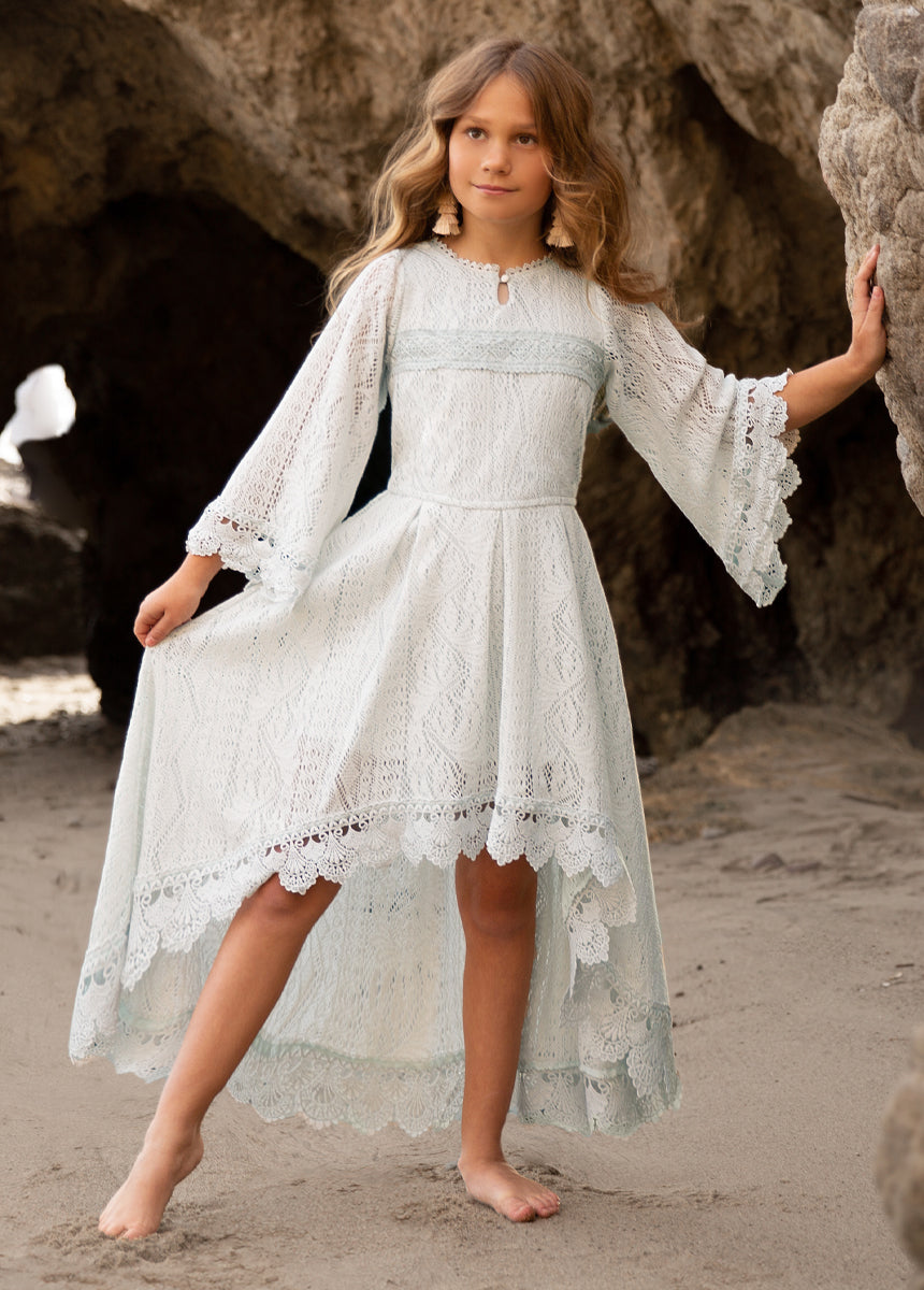 Murni Dress in Blue Whisper - Joyfolie