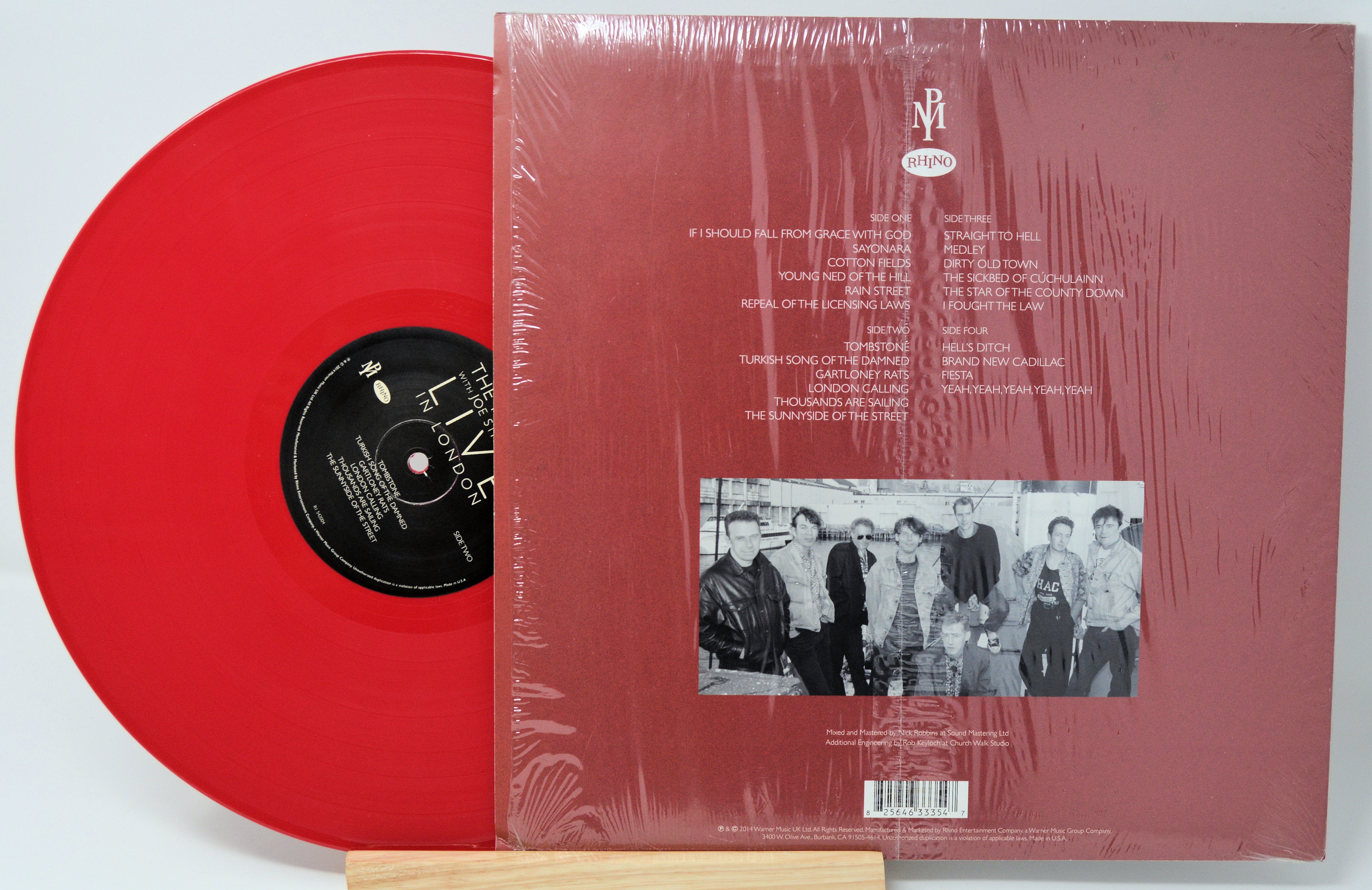 Joe Strummer & Pogues - Live London, Vinyl Record 2LP Red – Joe's