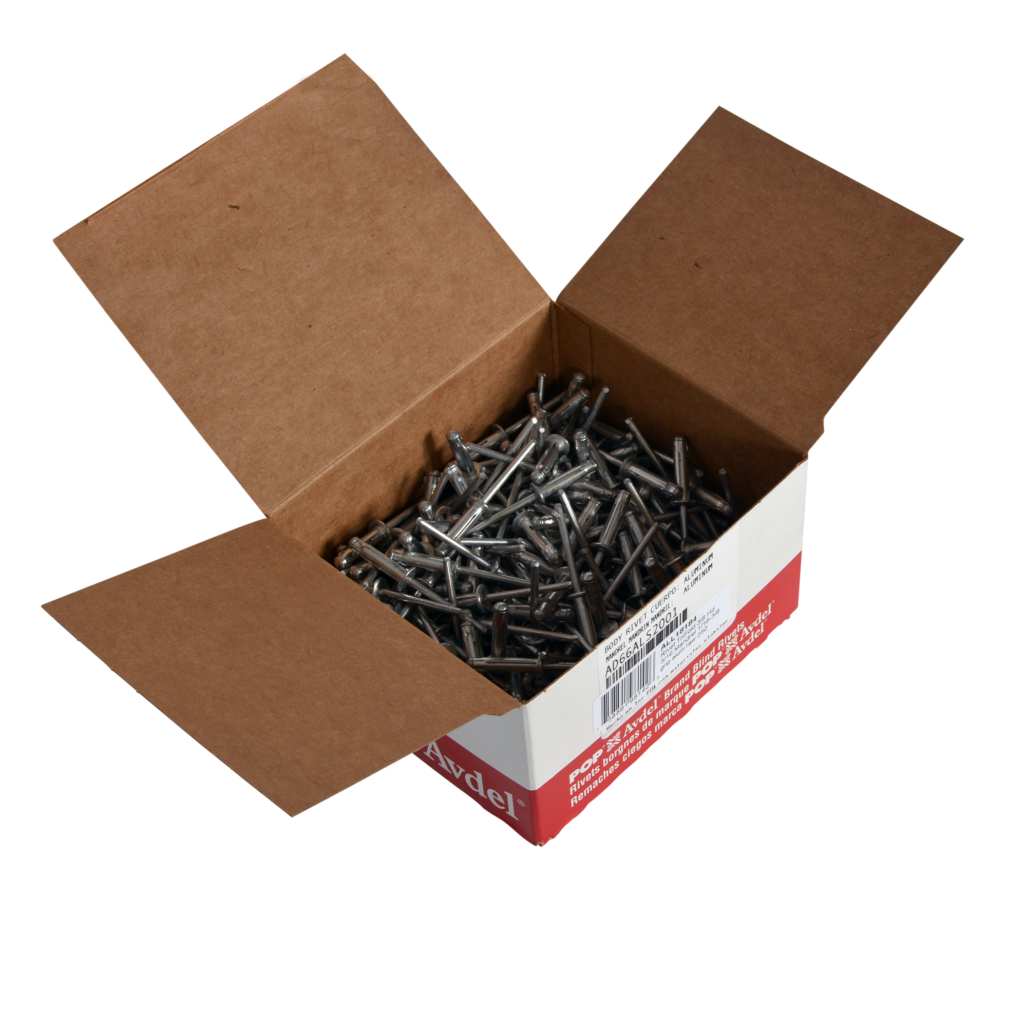 Allstar Aluminum Flange Type Tri-fold Rivet, 250 pk - JOES Racing