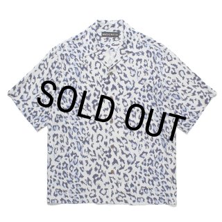 WACKO MARIA/LEOPARD HAWAIIAN SHIRT（GRAY）［レオパードハワイアン