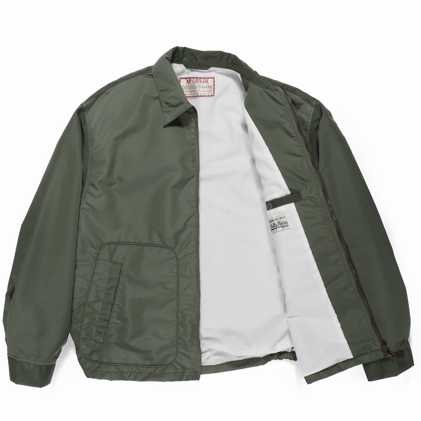 WACKO MARIA/MCGREGOR / NYLON DRIZZLER JACKET（GREEN）［ナイロン