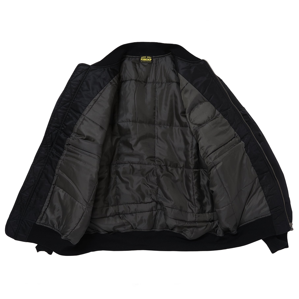 PORKCHOP/FIRE UP MA-1 JACKET（BLACK）［MA-1 JKT-24秋冬］ - JONAS