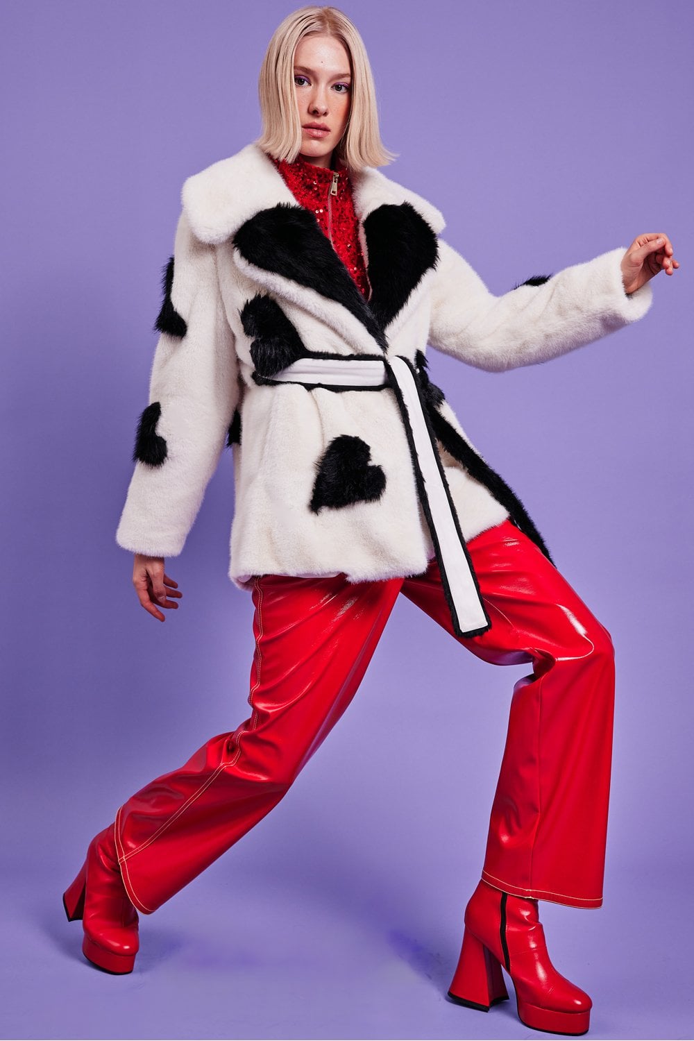 Faux Fur Long Coat