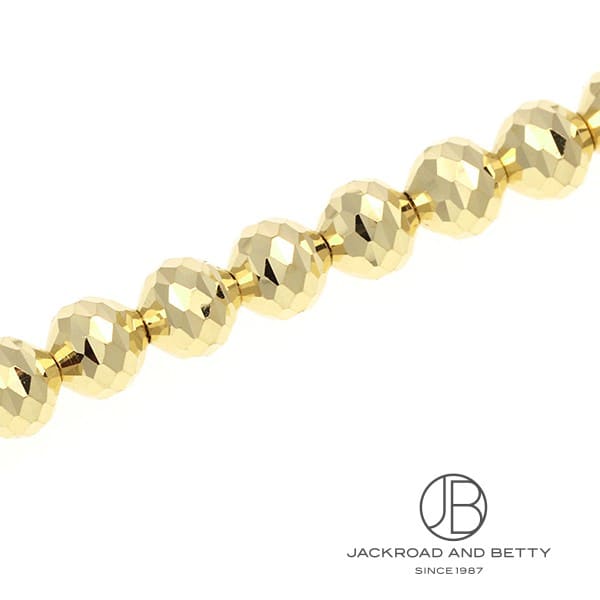 K18 カット ボール チェーンブレスレット[] K18 Cut Ball Chain