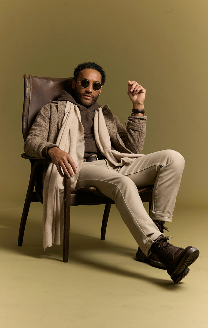 Classic Lined Herringbone Coat | Men's Outerwear | JACHS NY