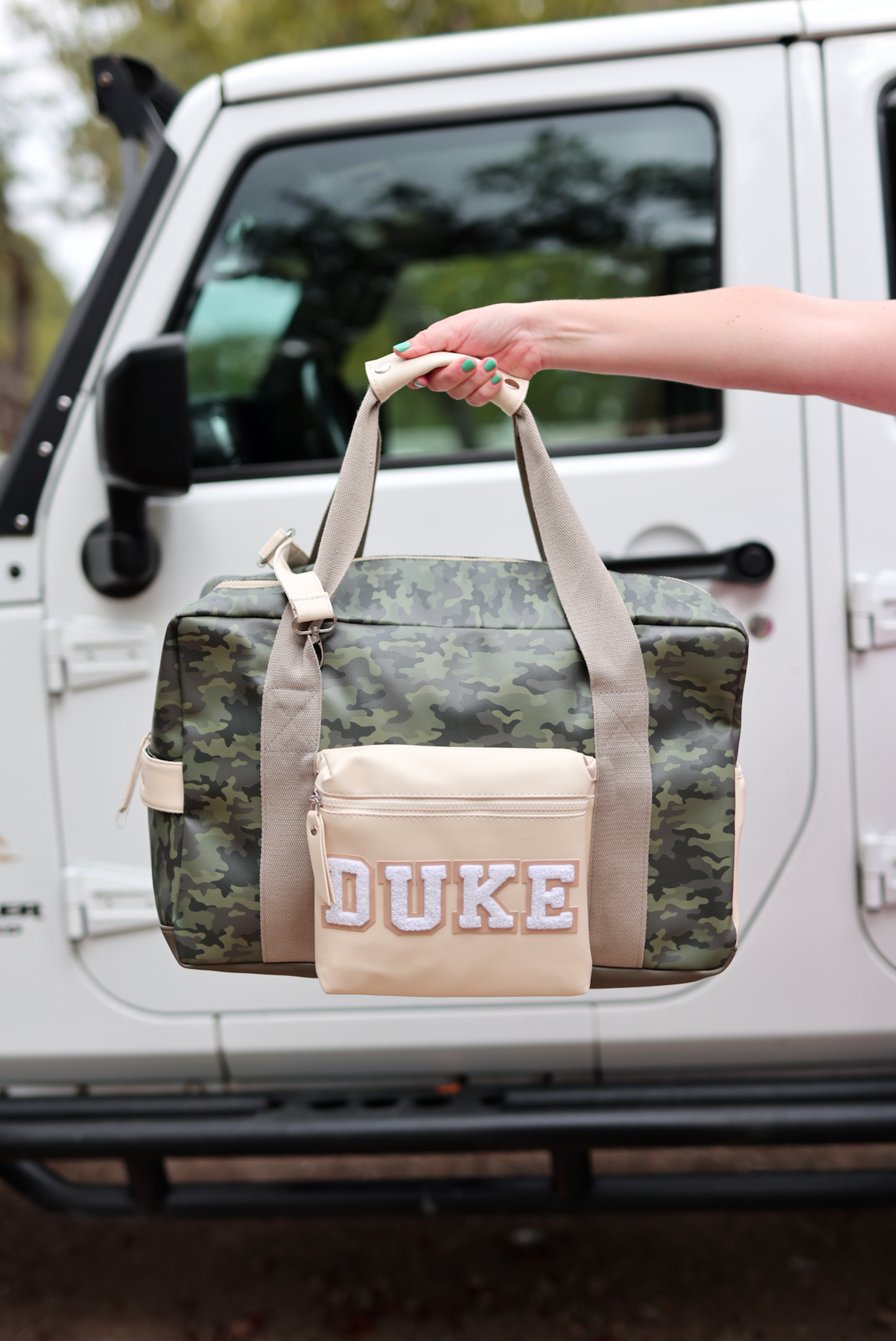 Custom Duffle Bag - Hometown Camo – Jadelynn Brooke®