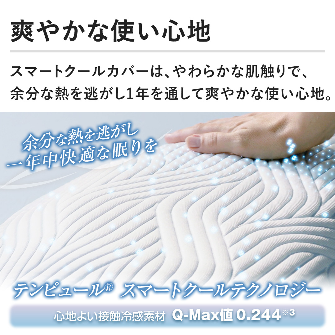 TEMPUR 布団・快眠グッズ ソナタピロー スマートクール ホワイト