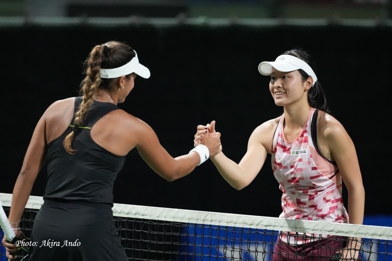2024/10/15】18歳の齋藤咲良がWTA本戦初勝利 | 木下グループジャパン