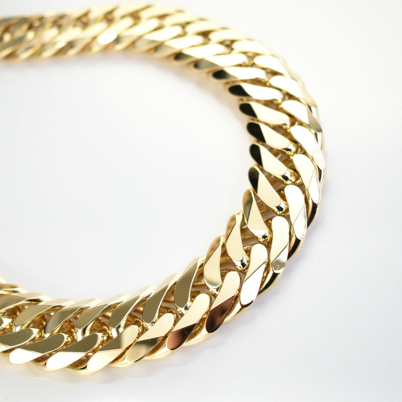 要お問い合わせ】喜平 ネックレス K18 ダブル 6面 923g 65cm 造幣局