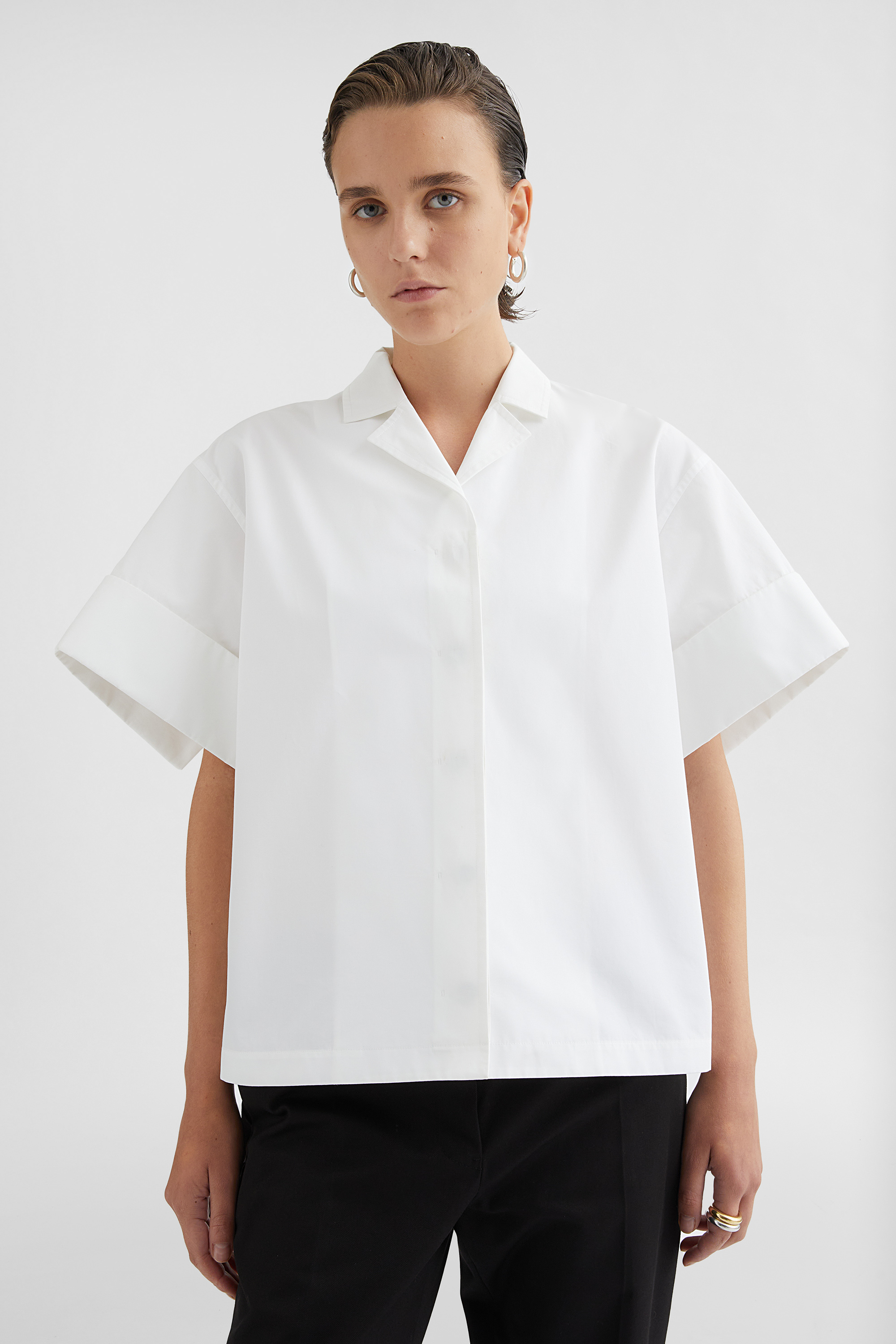 Cotton Poplin Shirt Woman | Jil Sander Official Online Store