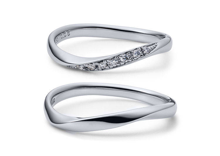 2026年最新】人気の「ウェーブ(S字・V字)」結婚指輪・婚約指輪デザイン