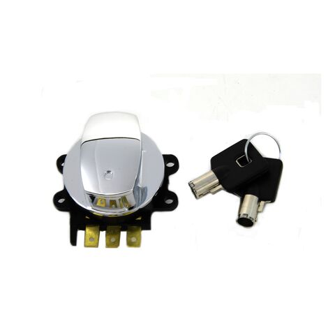 Drag Specialties Side Hinge Ignition Switch With Fork Lock For