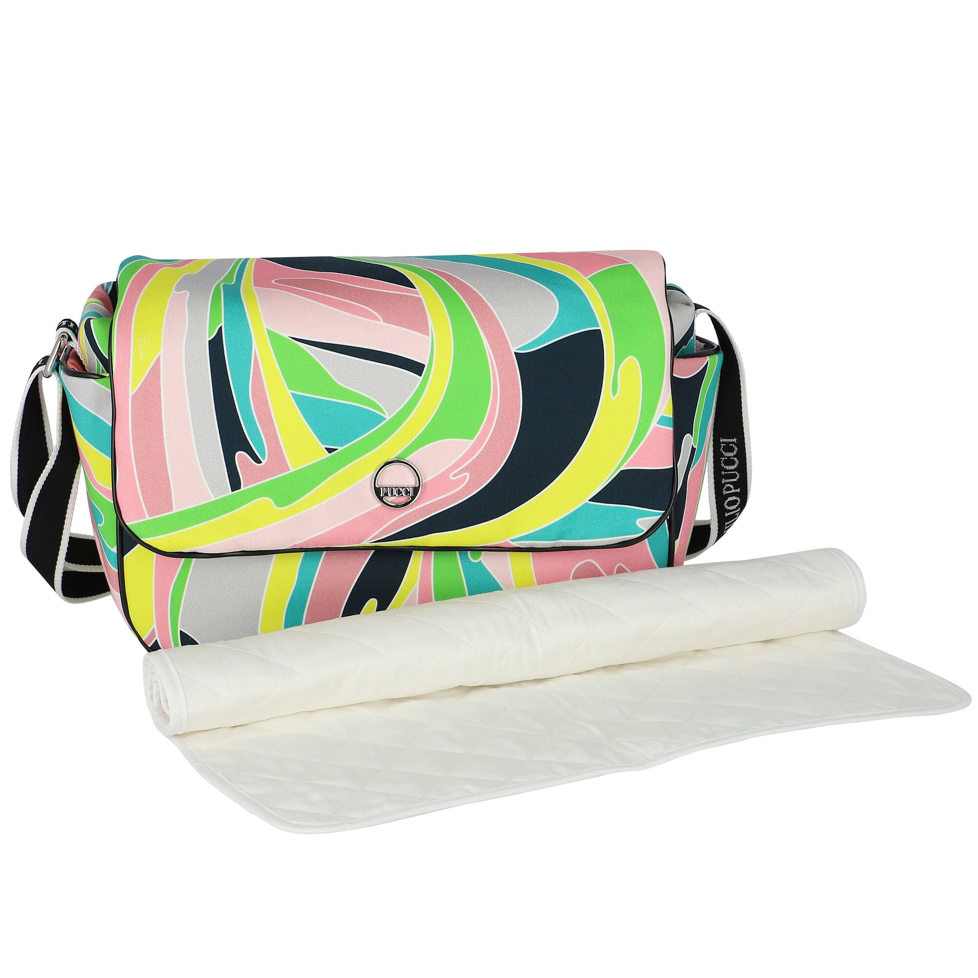 Emilio Pucci Multi-Colored Baby Changing Bag | Junior Couture USA
