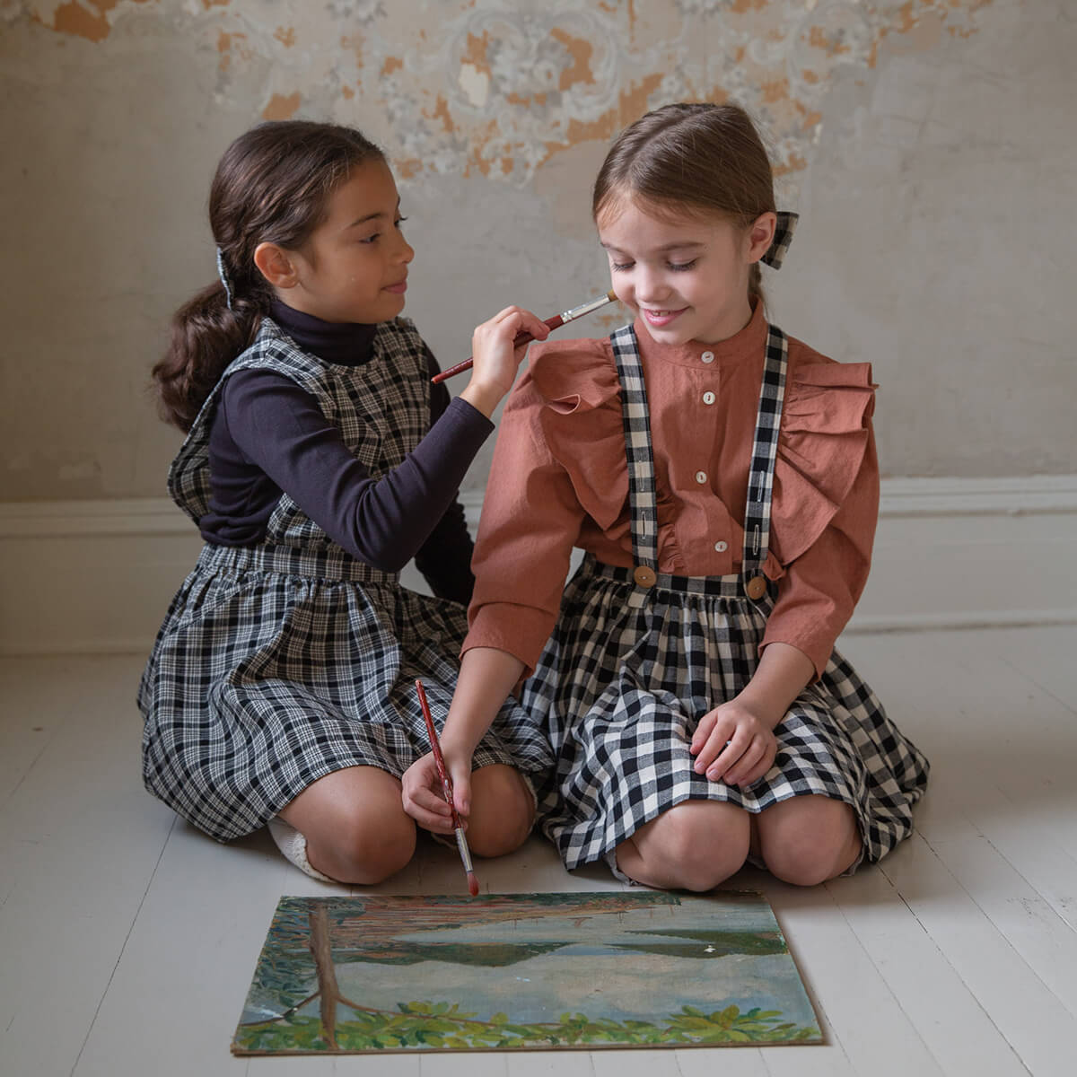 Tippi Pinafore in School Plaid by Soor Ploom - Last Ones In Stock