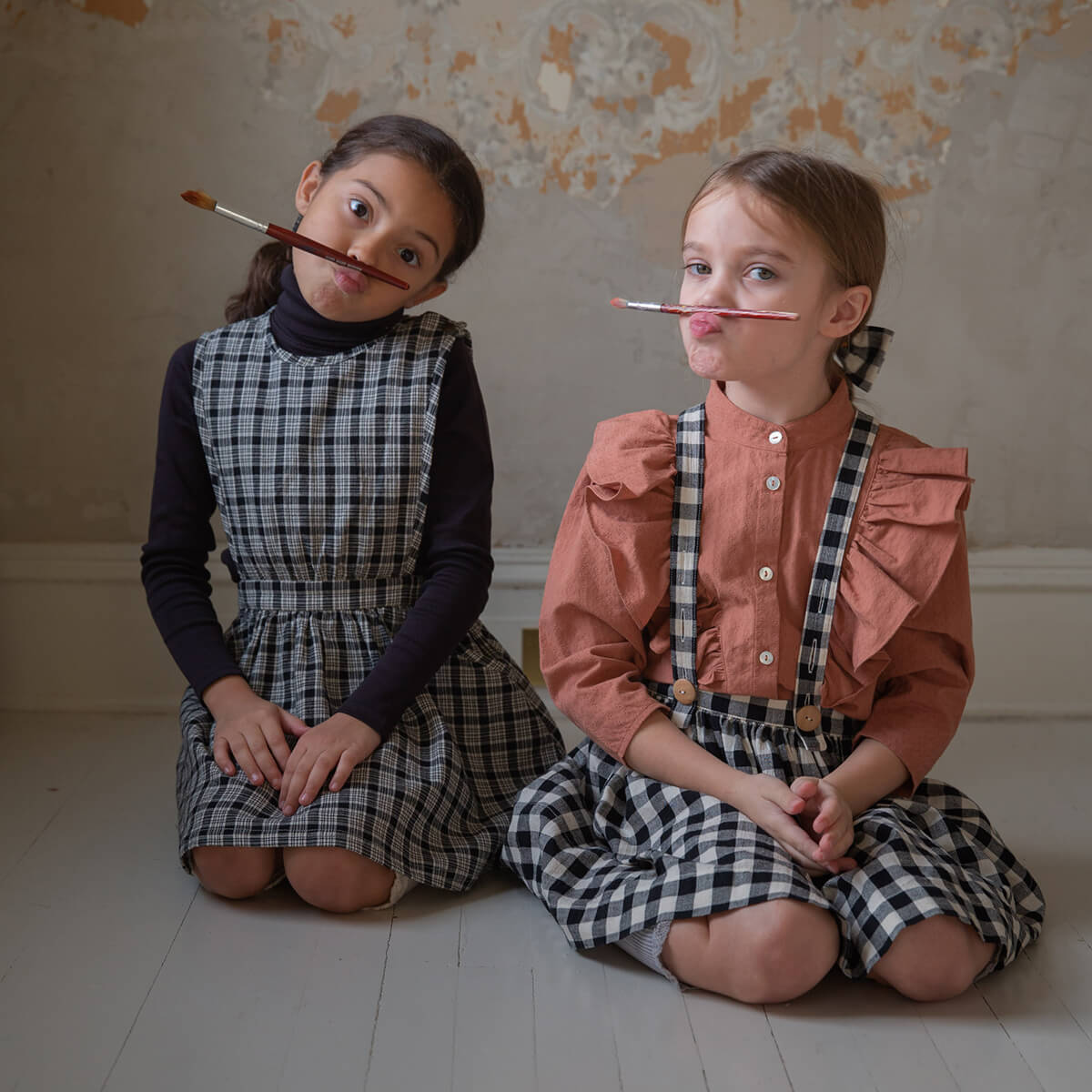 Tippi Pinafore in School Plaid by Soor Ploom - Last Ones In Stock