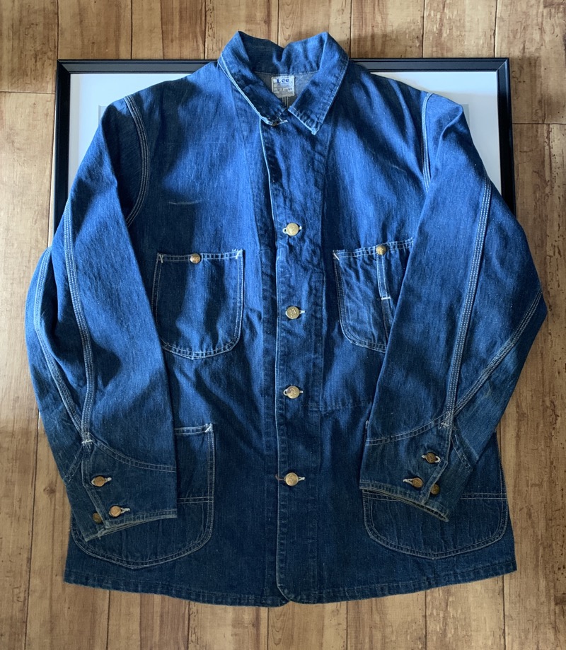 ビンテージ Lee(リー) 40s 91-J デニム カバーオール 44 転がりeの買取