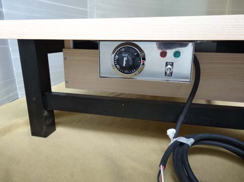 電気式 もんじゃ焼きテーブル 1200x800x高さ330 木座足