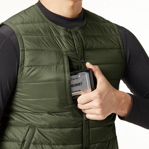 BURTLE3254 THERMO ダウンベスト（ユニセックス）【冬のマストアイテム