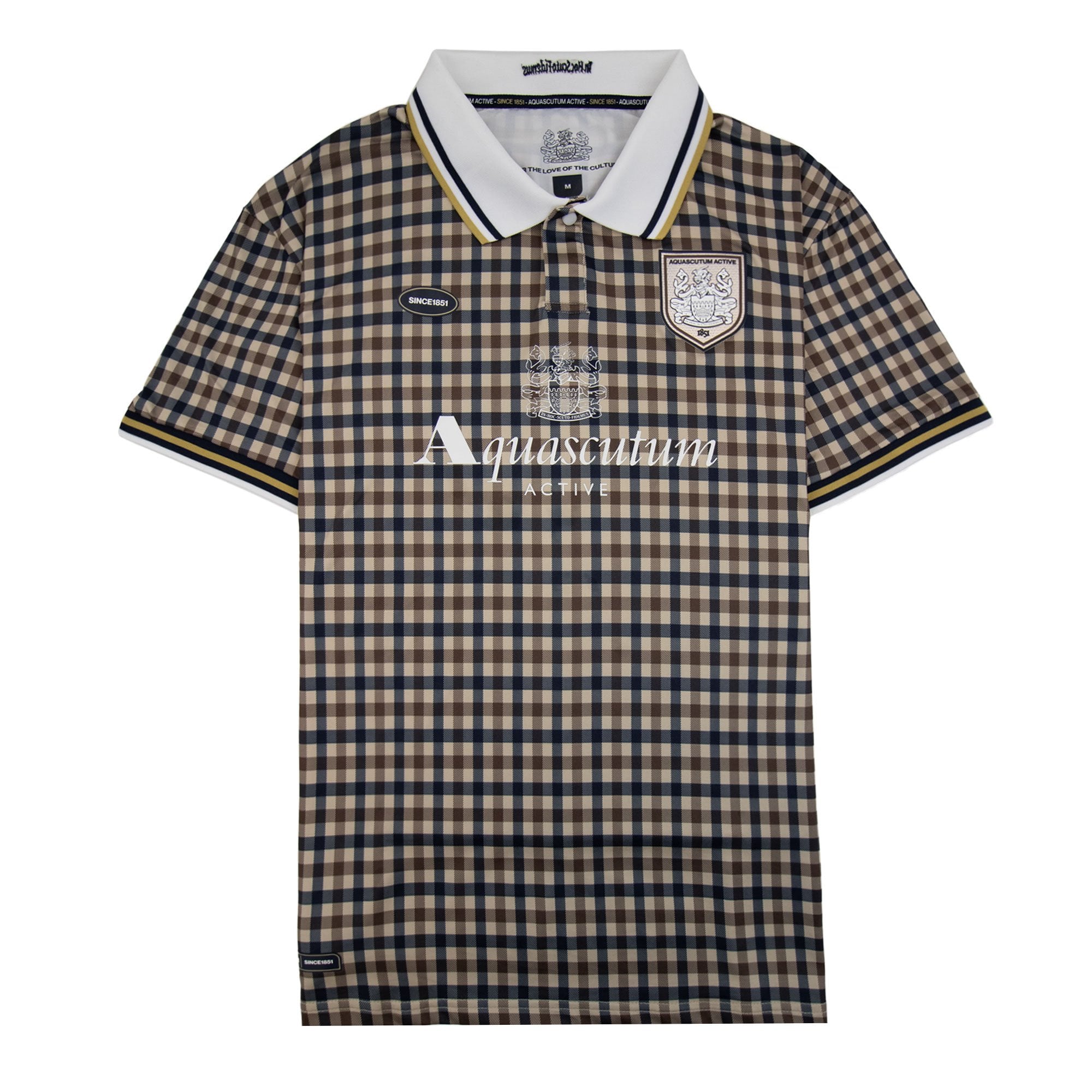 Aquascutum Since 1851 Soccer Polo Club Check 28 | ONU