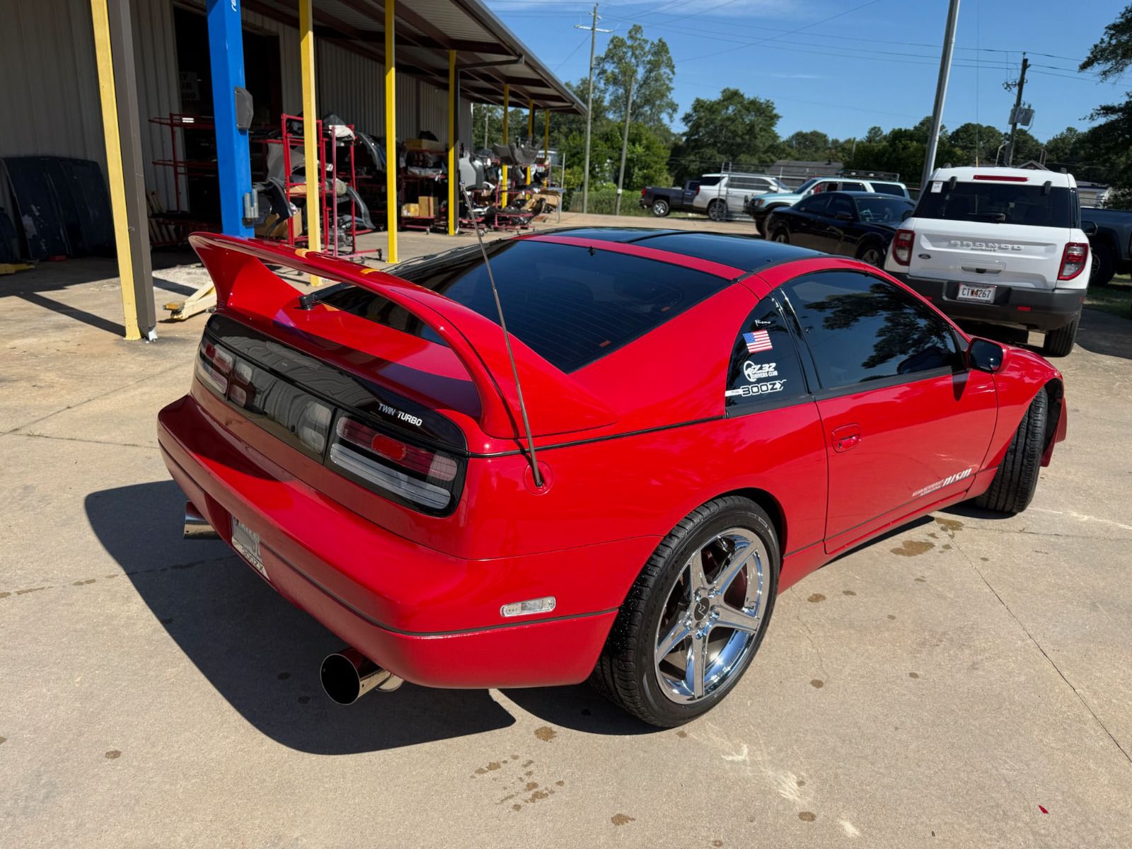 1990-1996 Nissan 300ZX Super Style Hatch Spoiler Wing w/LED - WW