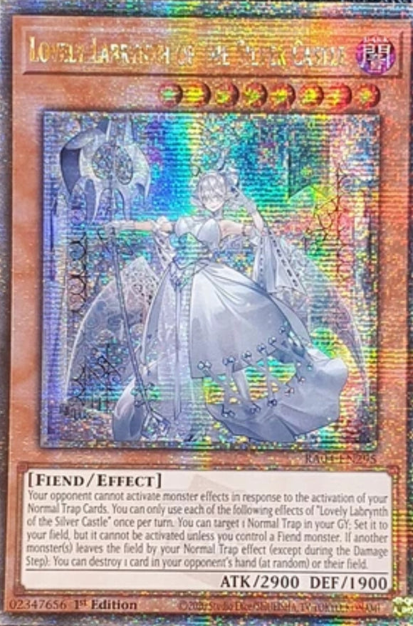 遊戯王 英語版 白銀の城のラビュリンス 25thレア RA04 北米版 予約