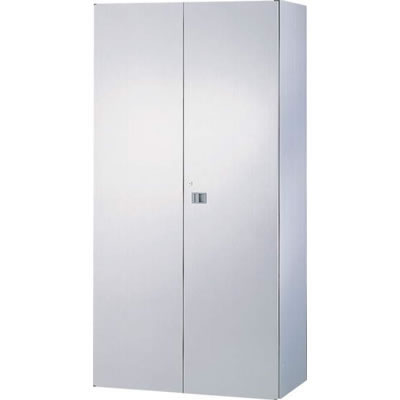 SS-18H ライオン事務器 ステンレス収納庫 高さ1800 両開型の通販【法人