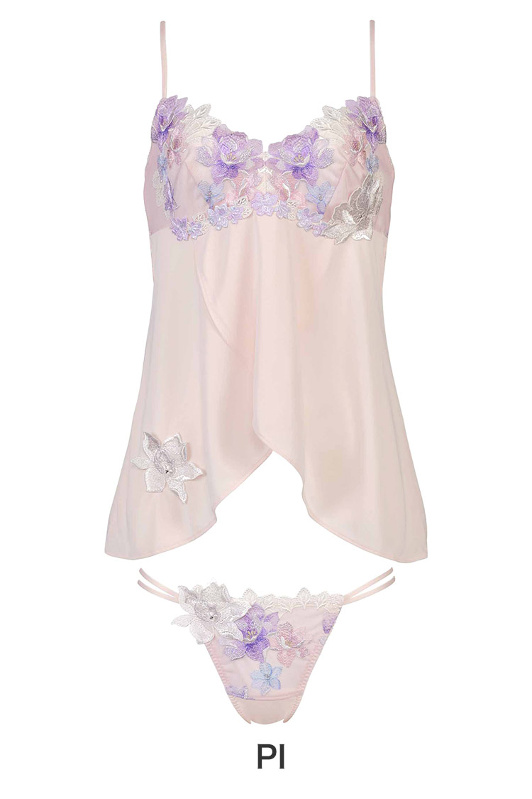 DTJ230｜ワコール サルート 30G セットアップ(キャミ＋Tバック) M/L