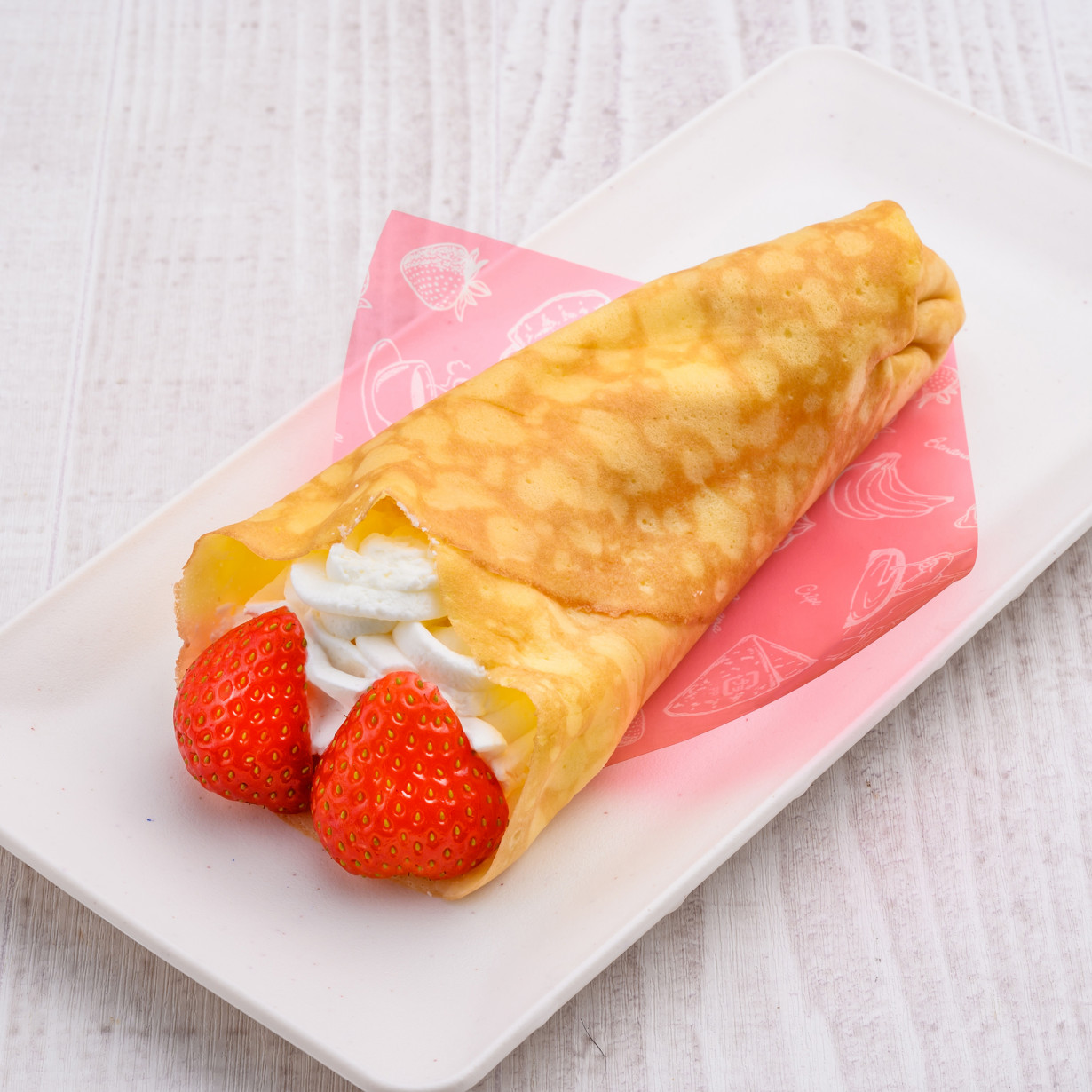 いちごのクレープ｜沖縄ファミリーマート