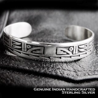 ホピ族 インディアンジュエリー ローレン クマウヌ作 ハンドメイド