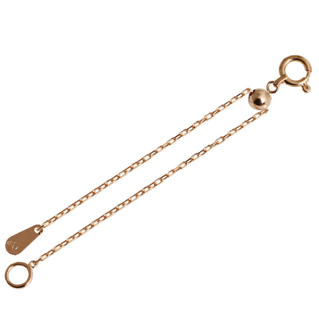 K18/Pt「スライドアジャスターチェーン」10cm｜【オレフィーチェ】Orefice