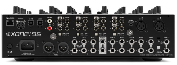 ALLEN&HEATHのDJミキサー、XONE:96のご紹介です。