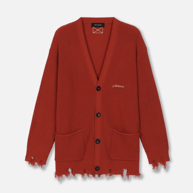 MLVINCE®︎ / distressed cardigan - OTHELLO KUMAMOTO