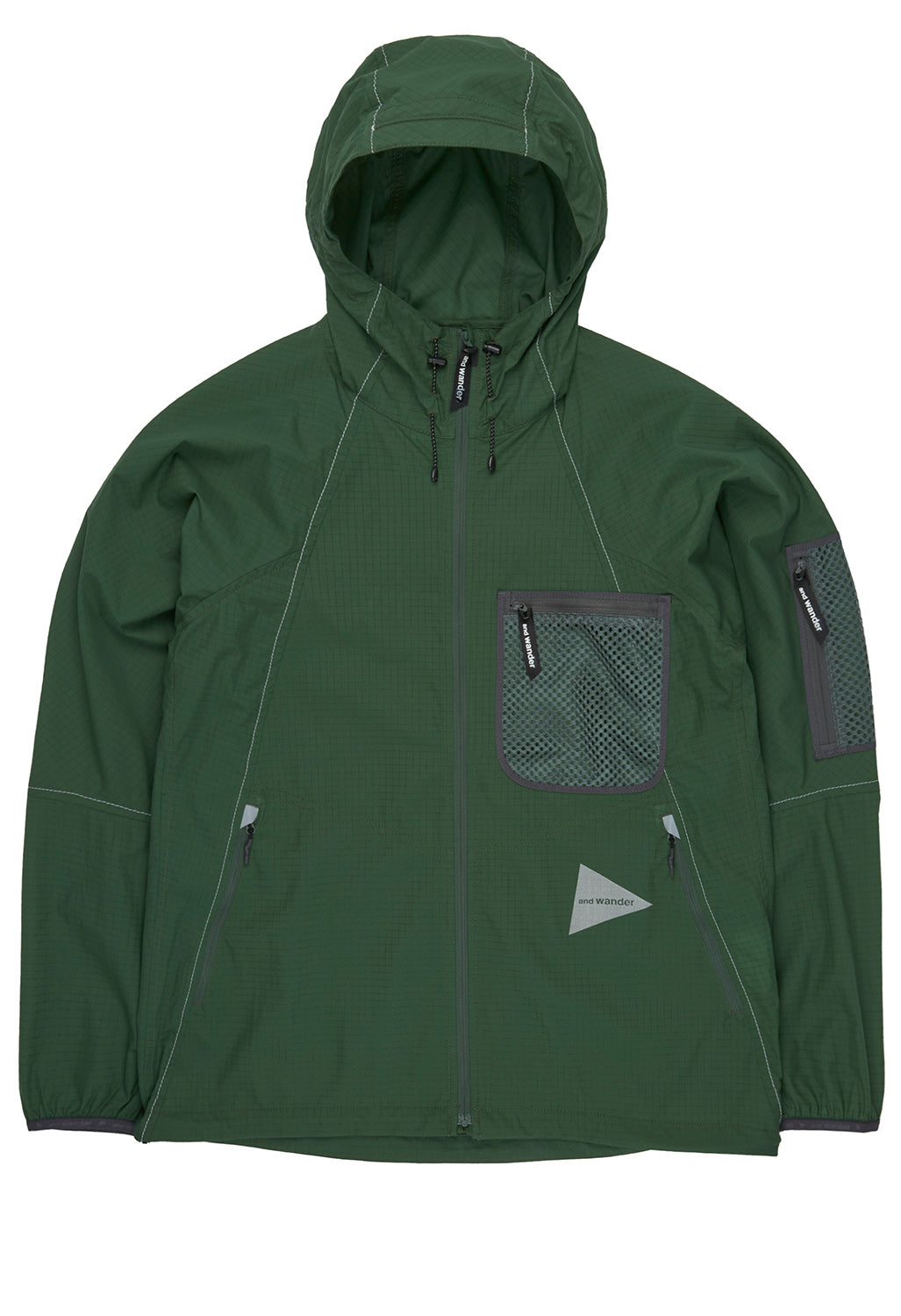 and wander Men's Breath Rip Hoodie - Green – Outsiders Store UK