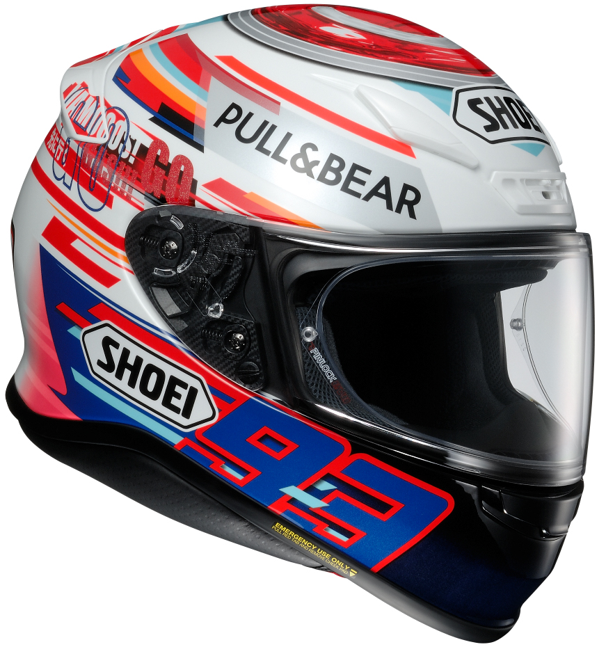 SHOEIより、フルフェイスヘルメット・Z-7にカタルニアGP仕様のマルケス