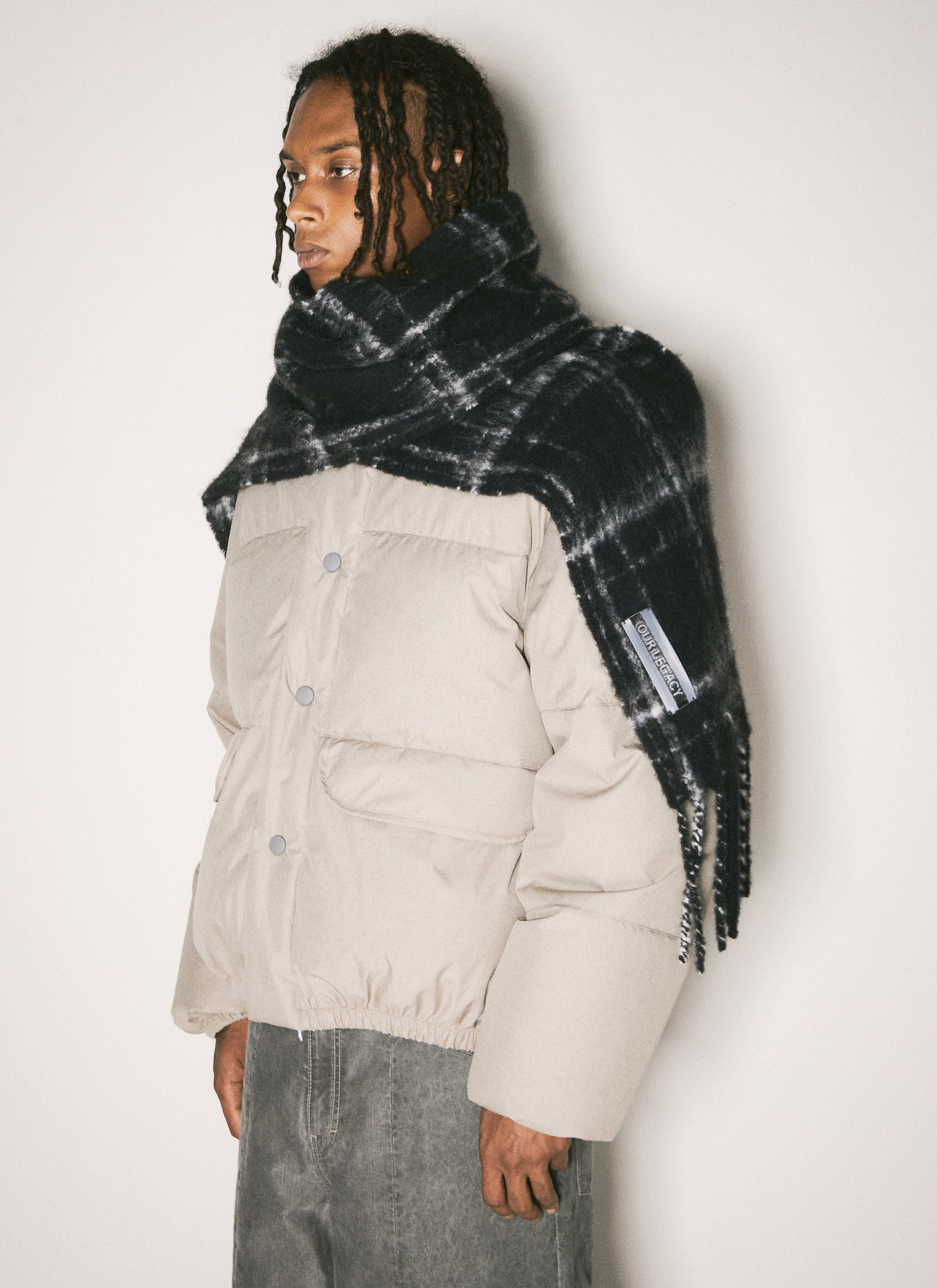 Our Legacy Men's' Estate Scarf in Black | LN-CC®