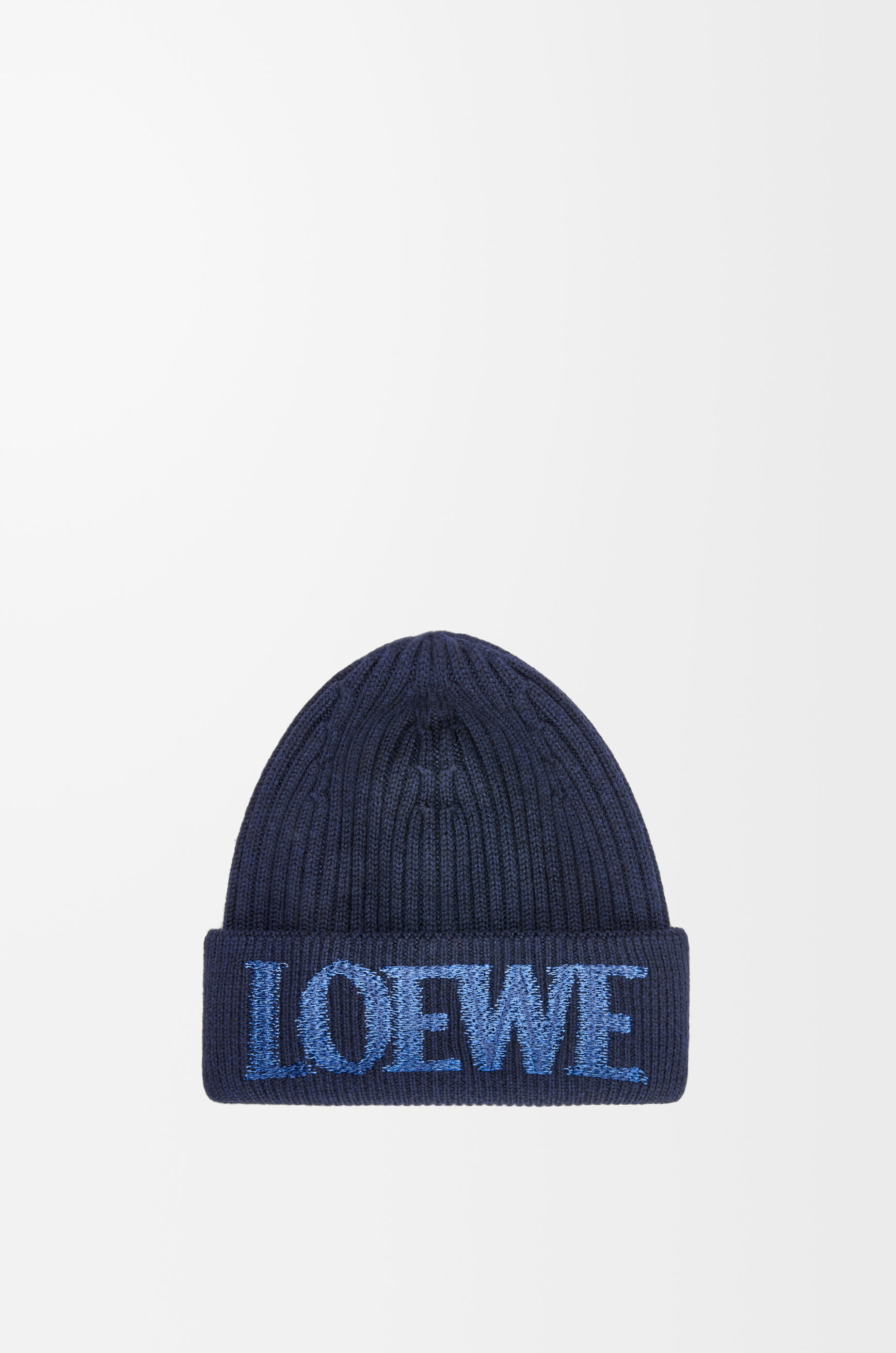 LOEWE beanie in wool Black - LOEWE