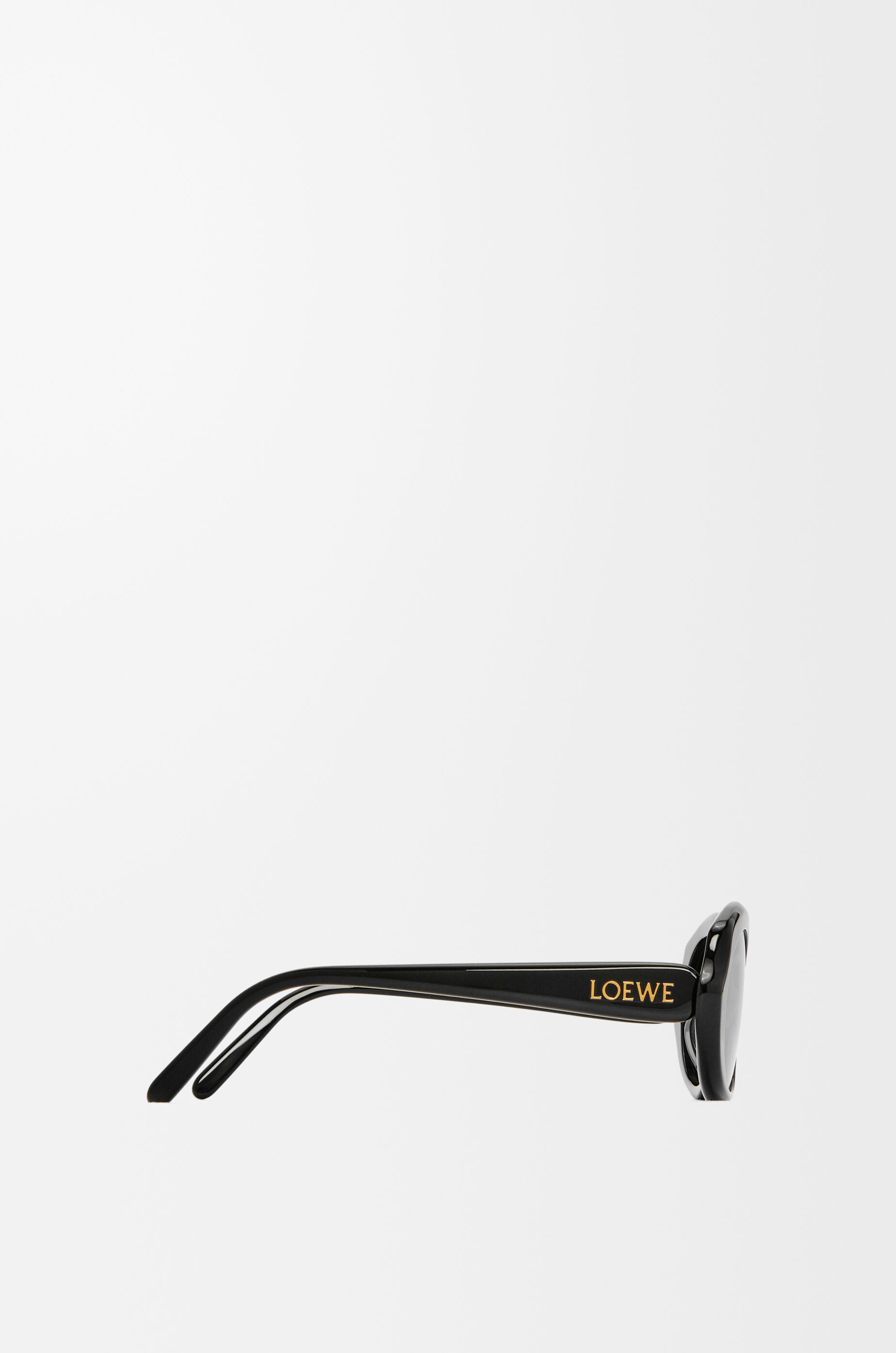ミニ オーバル スリム サングラス ブラック - LOEWE Japan official