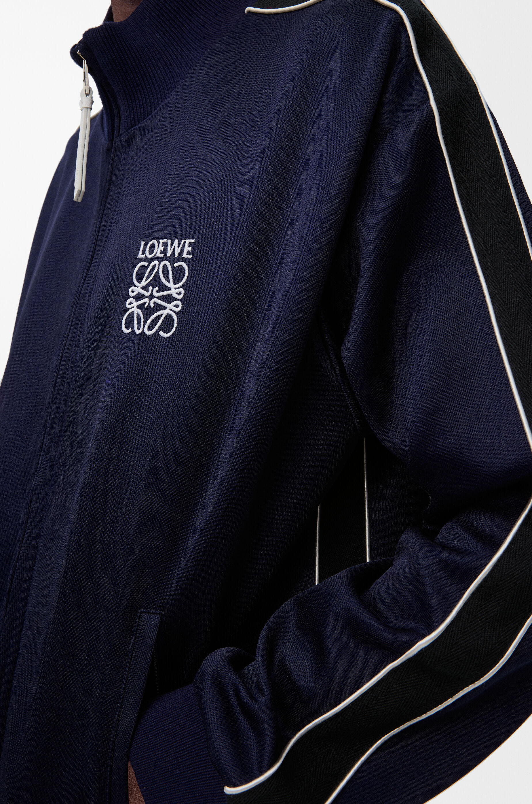 Tracksuit jacket in technical jersey Blue - LOEWE