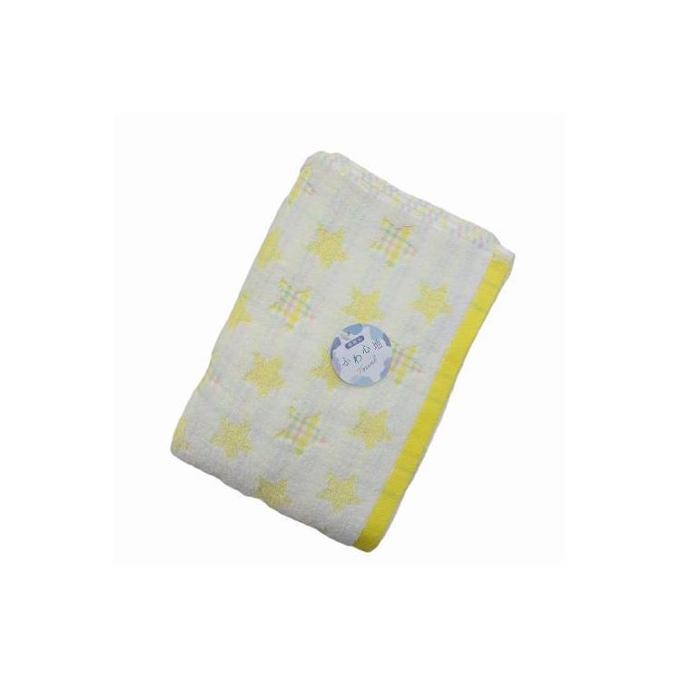 無撚糸バスタオル メルティスター 60×120cm イエロー(イエロー