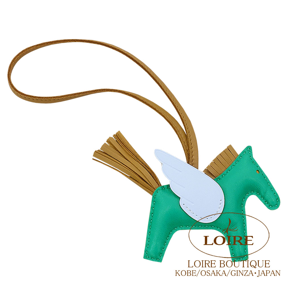 エルメス ロデオ　ペガサス　チャーム　グリミスティ　ペガサスロデオ　hermes エルメス ロデオチャームペガサスPM クレ/モーヴペール/ゴールド