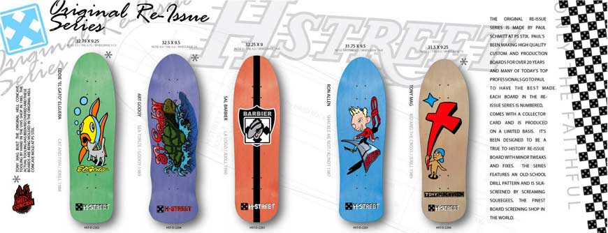 H STREET - RON ALLEN HAMMER TM7 SERIES 9.75'' 32'' DECK REISSUE