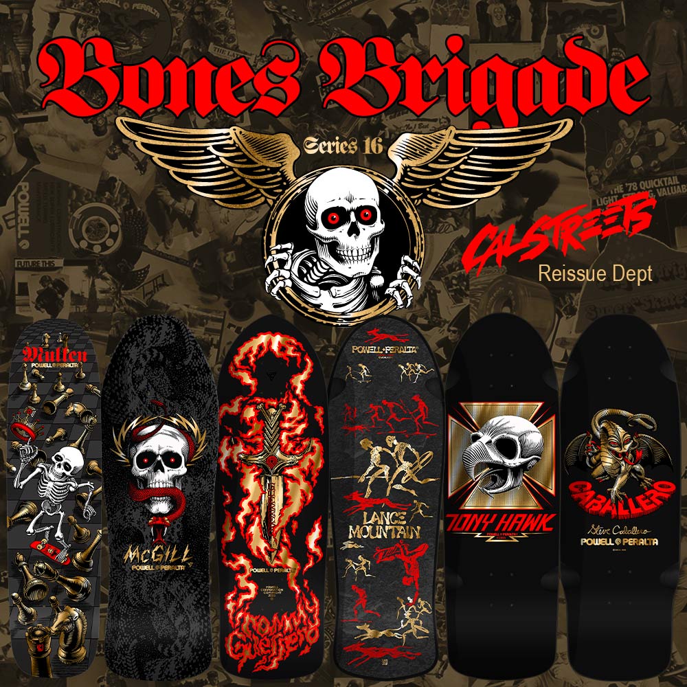 Powell Peralta Guerrero Skateboard: Bones Brigade Reissue