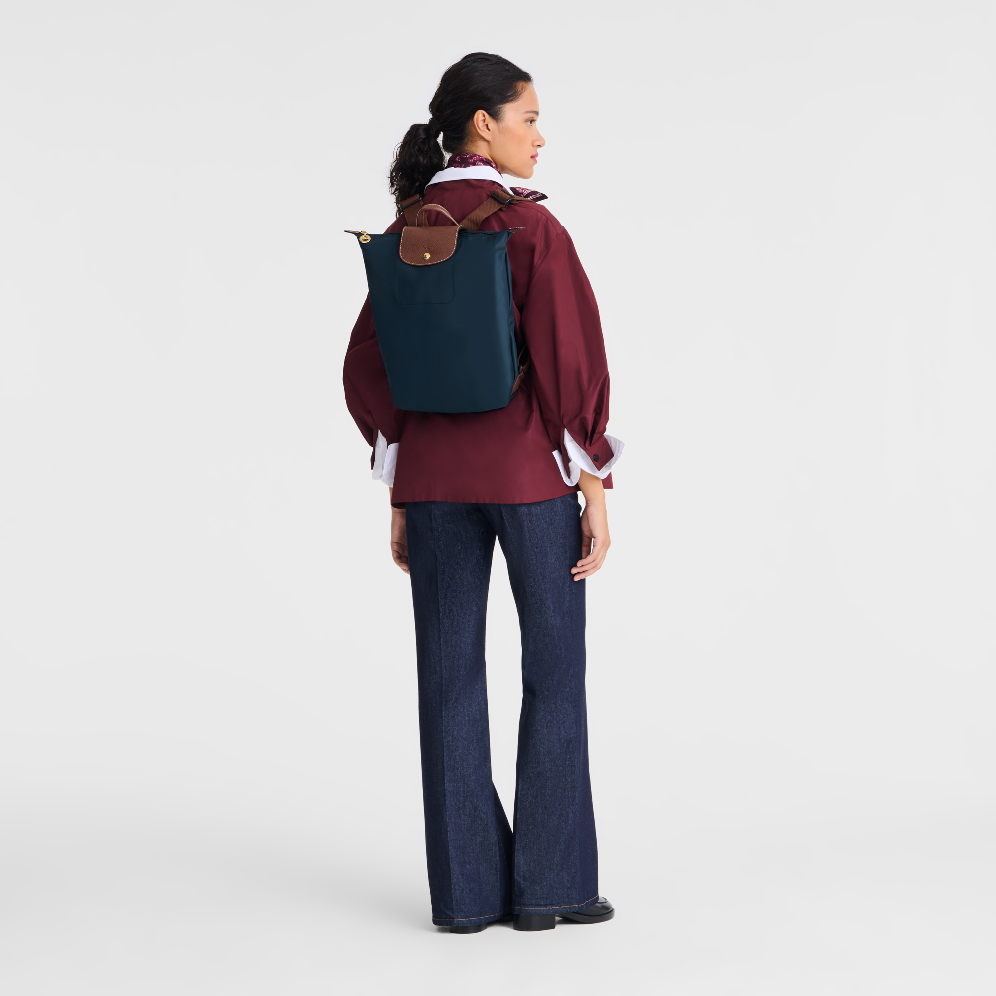 Le Pliage Original M Backpack Navy - Canvas | Longchamp US
