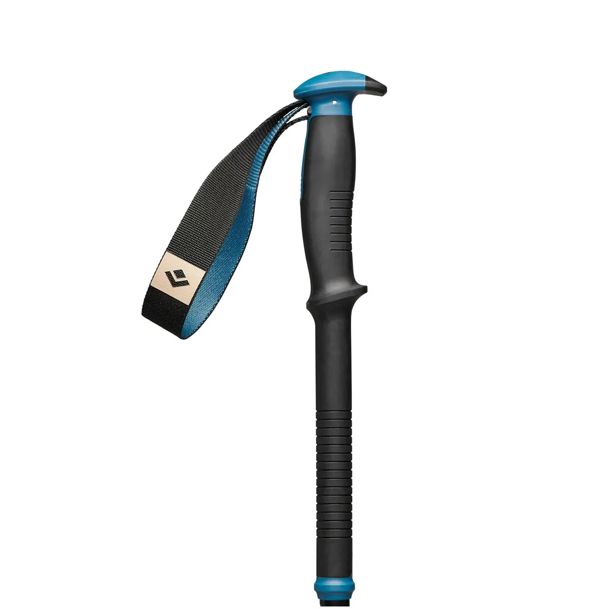 トラバースコンパクタースキーポール(125cm クリークブルー): ブラック