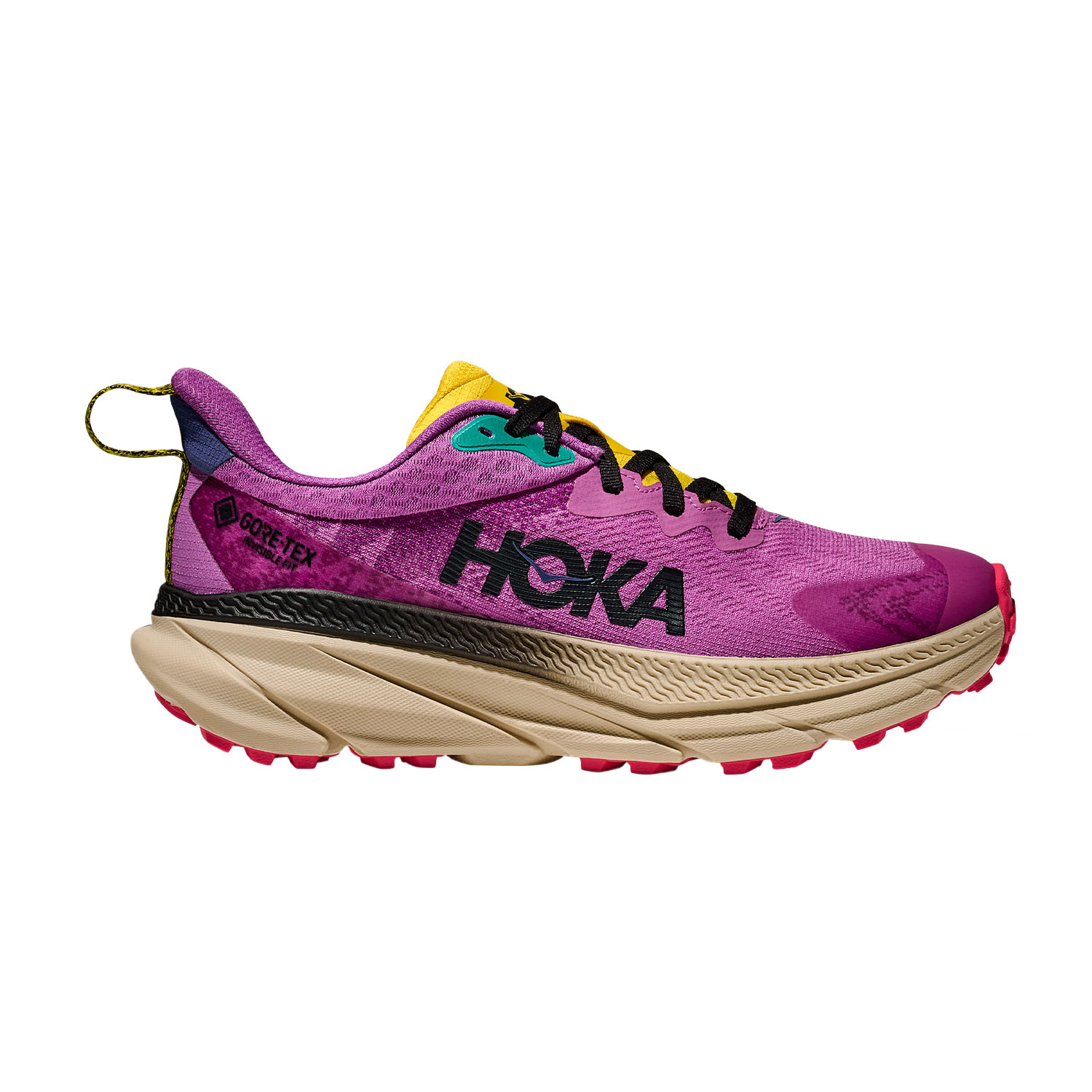 Hoka Women's Challenger 7 GTX Superbloom/Oatmeal | Laurie's Shoes