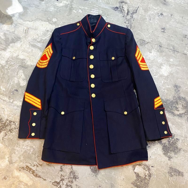 OLD USMC MILITARY NAPOLEON JACKET / Mens M【UNDERLAND ONLINE STORE