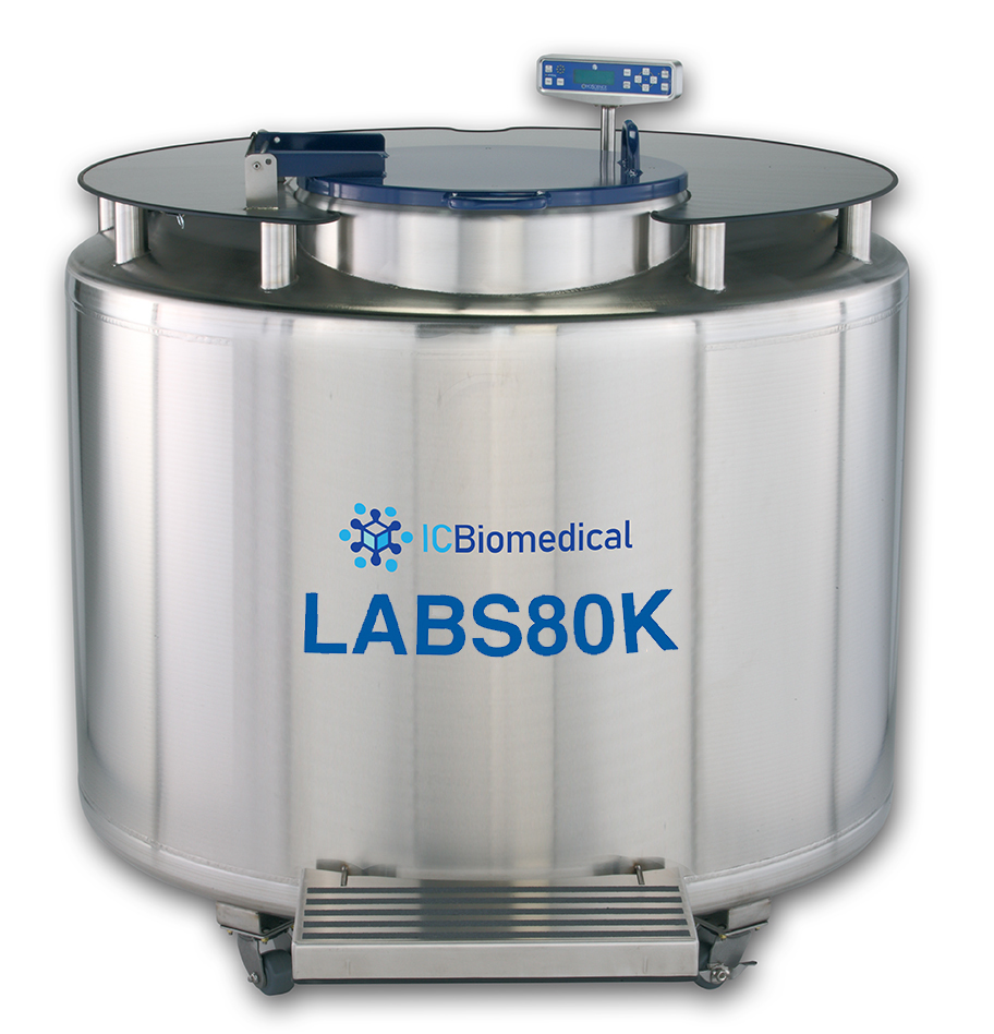IC Biomedical LABS 80K LN2 Freezer System (w/ Locking Step
