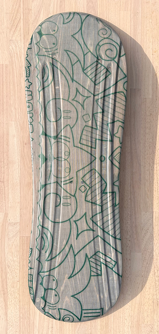 □ 芽育雪板 □ 2024/25 北郷産 Hand-shaped MAKE Snowtoy - LADE