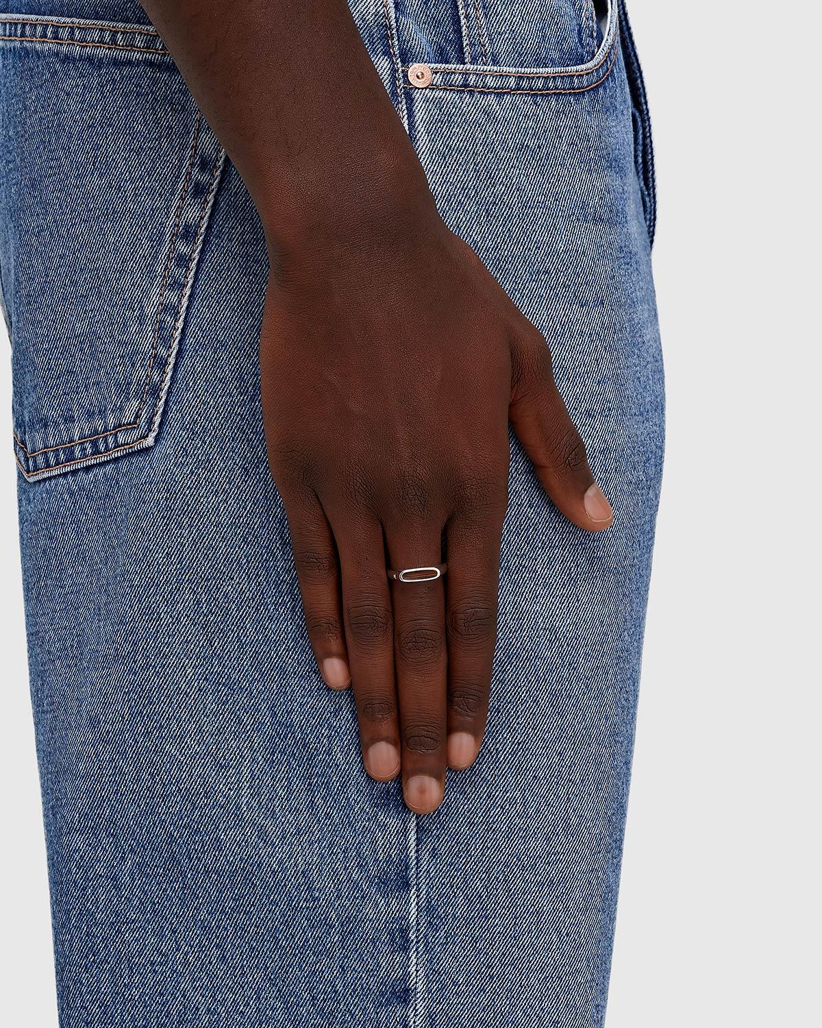 Tom Wood Mario Ring Tiger Eye pour Unisexe